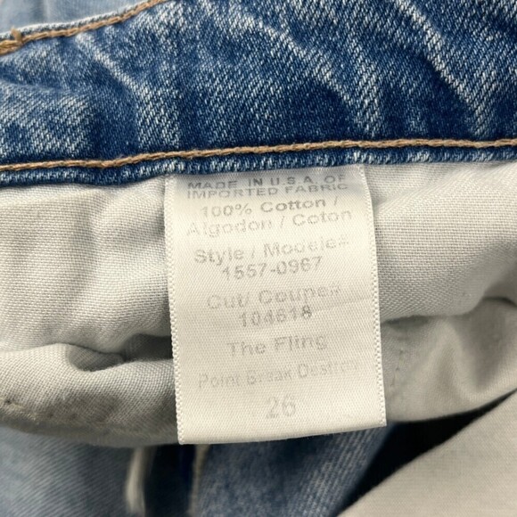 Current Elliott The Fling Women Size 26 Cotton Boyfriend Denim Straight Leg Jean - Picture 8 of 14